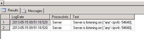 TestSQLConnection